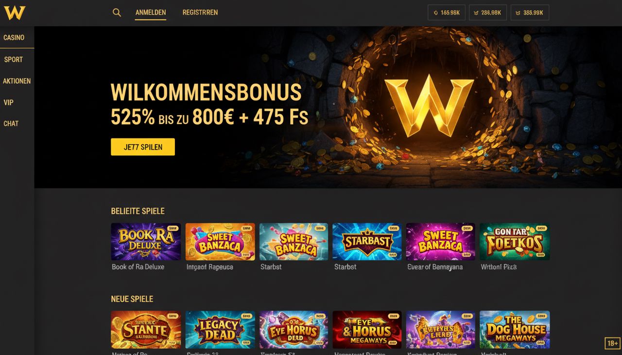 Bildschirmansicht der Website von Winhero