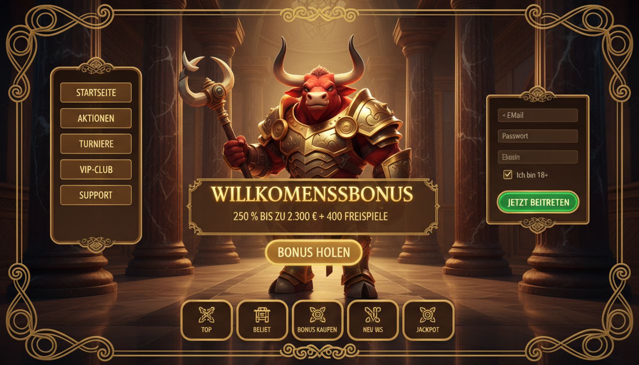 Screenshot der Website von Mino Casino